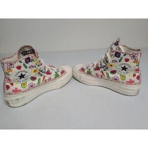 Converse Chuck Taylor All Star Fruit and Floral High Tops Sz 7-Festival Smoothie
